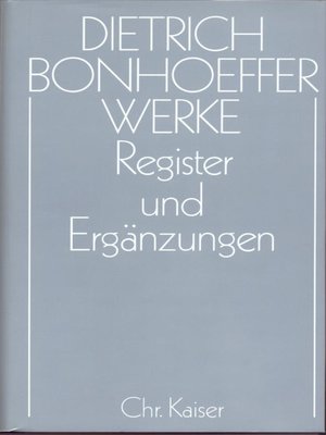 cover image of Register und Ergänzungen